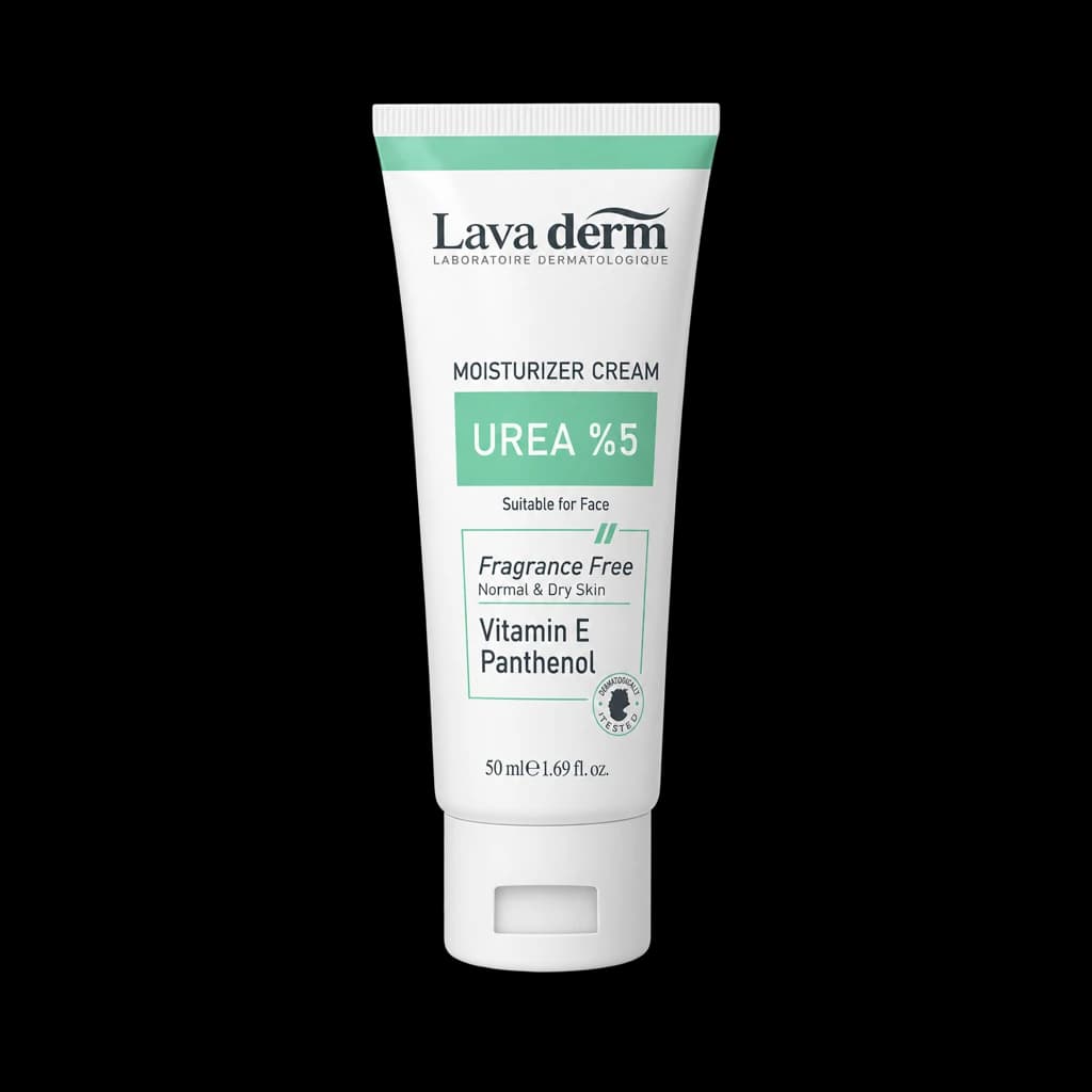 Lava Derm Urea 5% moisturizer cream tube, 50 ml