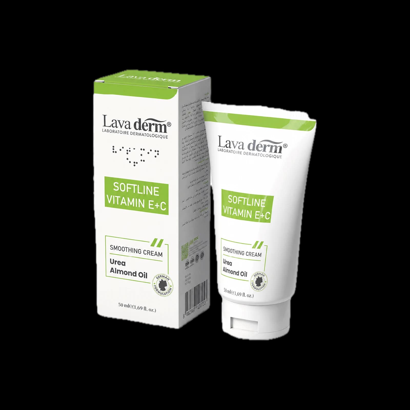 Lava Derm Softline Vitamin E+C smoothing cream 50 ml box and tube