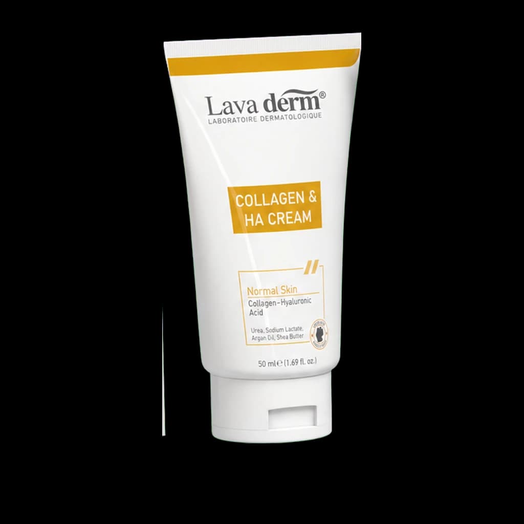 Lava Derm Collagen and Hyaluronic Acid Cream for normal skin, 50 ml tube