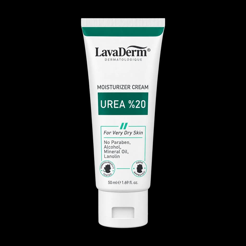 Lava Derm Urea 20% moisturizer cream tube, 50 ml