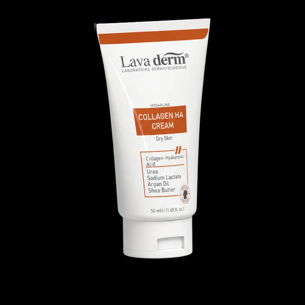 Lava Derm Collagen and Hyaluronic Acid Cream for dry skin, 50 ml tube