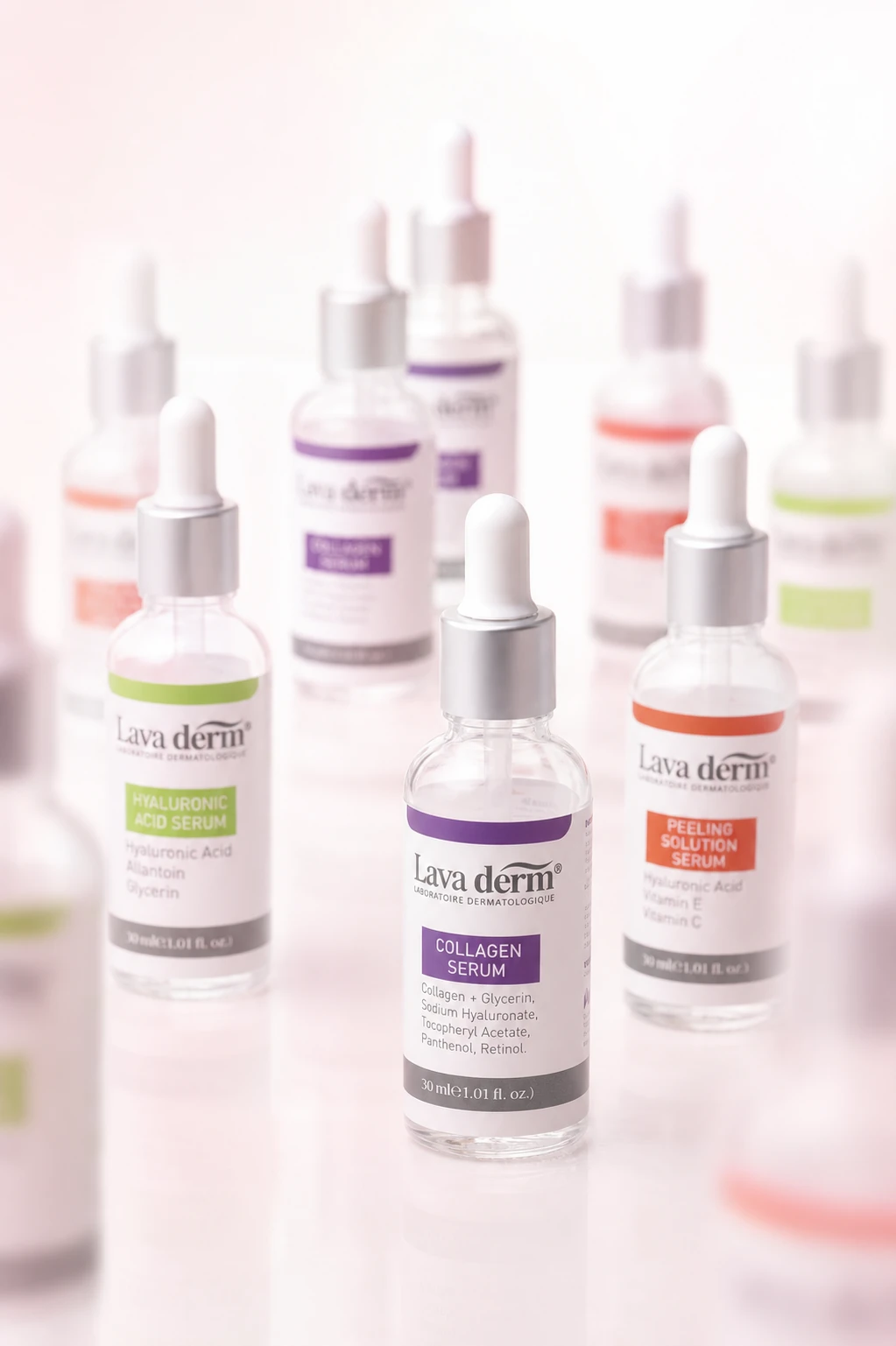 Lava Derm serum collection