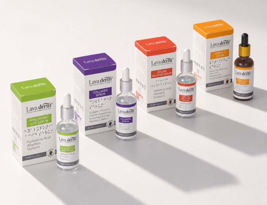 Lava Derm serum collection